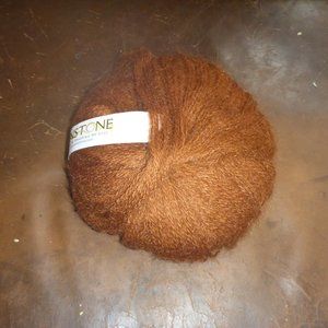 1 Ball Ironstone Herb Garden Mohair Blend Yarn - Color Rust - 233 yds ea